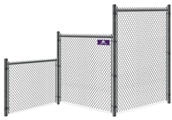 Residential Chain Link fence height options Denver North Carolina