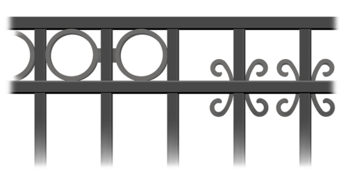 Steel fence Adornments in Denver North Carolina