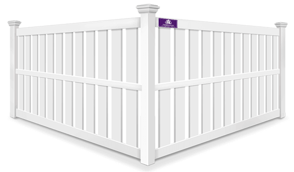 Vinyl Board On Board fence contractor in Denver North Carolina