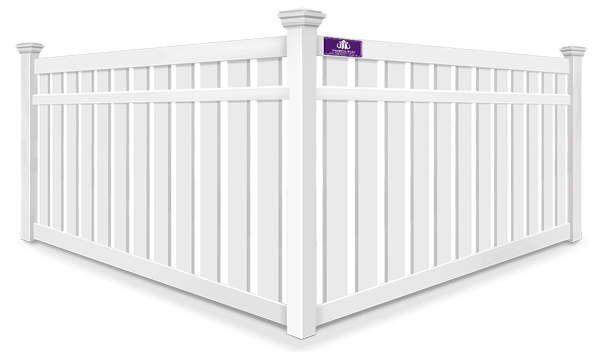 Vinyl semi-privacy fence contractor in Denver North Carolina