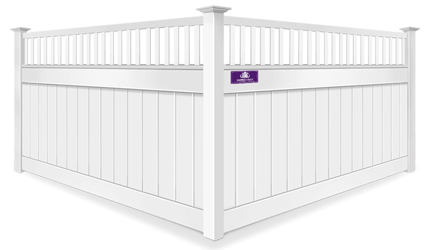 Vinyl decorative fence contractor in Denver North Carolina