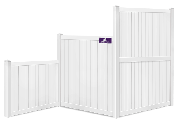 Residential Vinyl fence height options Denver North Carolina