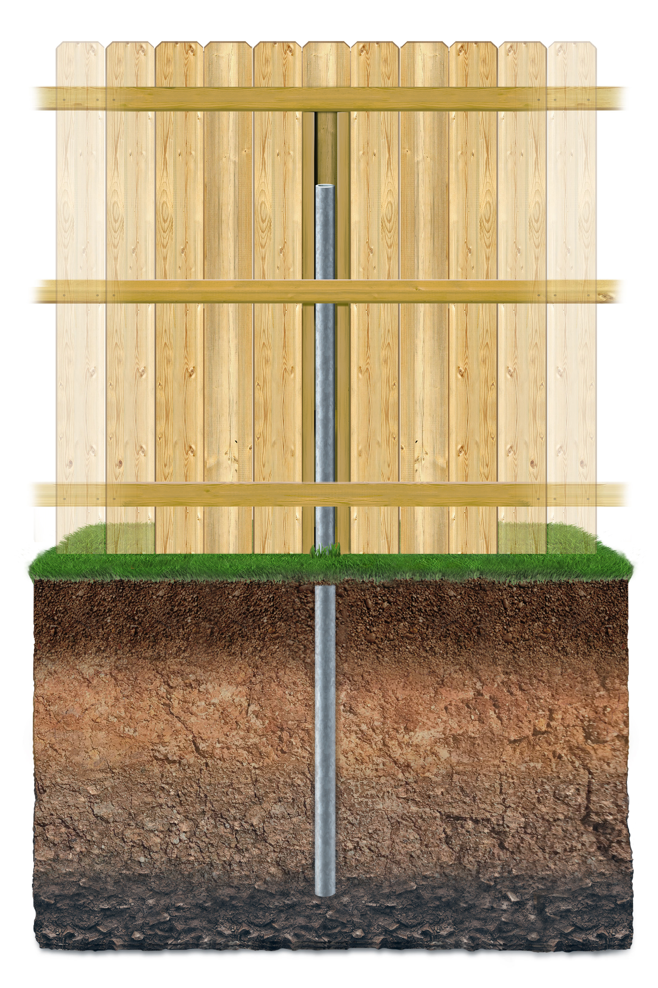 king plus installation technique for wood fences