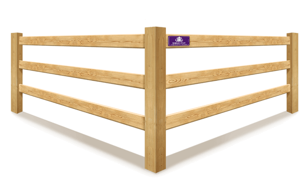 Post & Board wood fence in Denver North Carolina