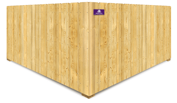 Stockade wood fence in Denver North Carolina