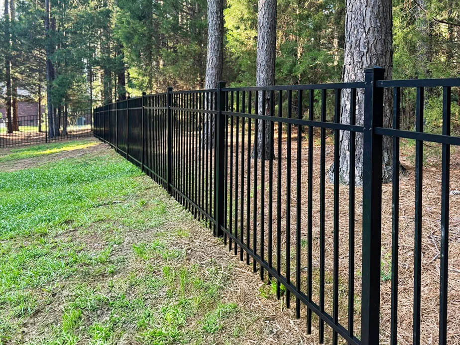 Ornamental steel fence contractor in Denver North Carolina