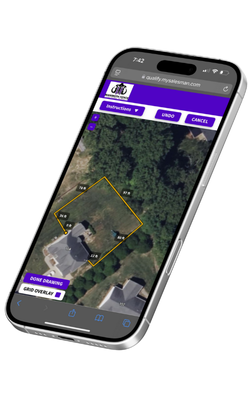 Instant online fence quote in Denver North Carolina