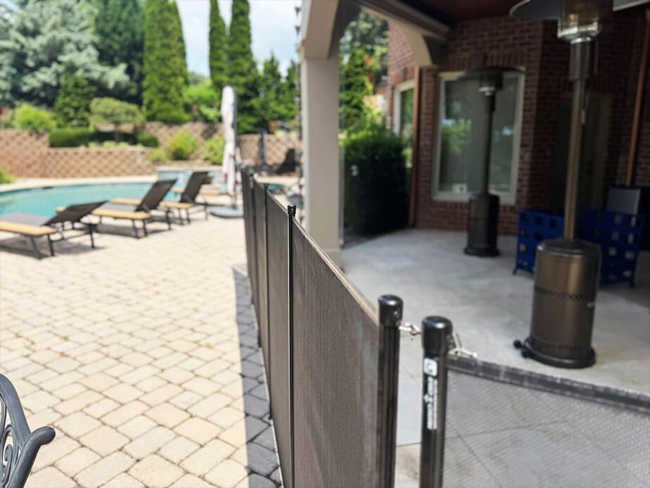 Pool Fence Example in Belmont North Carolina