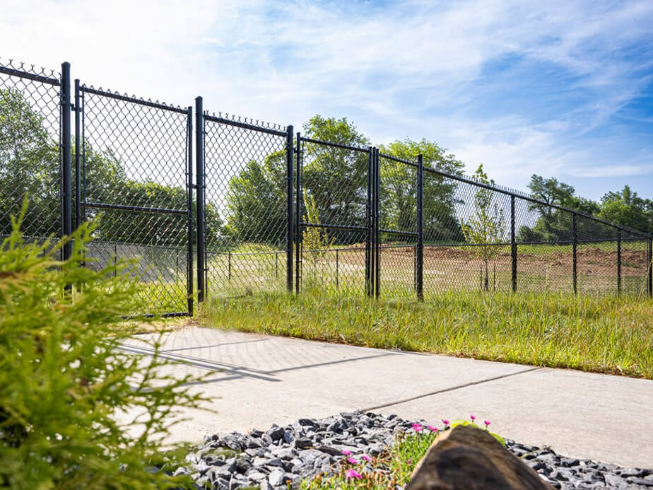 Chain link fence in Mooresville North Carolina